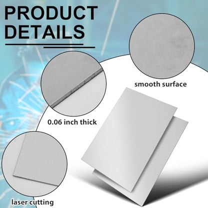 1 Pcs Mild Steel Sheet Cold Rolled 18 Gauge Metal Plate 0.06 Inch