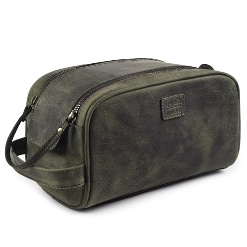Leather Toiletry Bag for Men