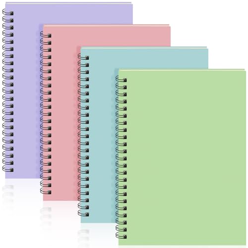 4 Pcs Spiral Notebooks (4 Count)