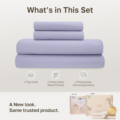 Organic Cotton Percale Sheets King Size