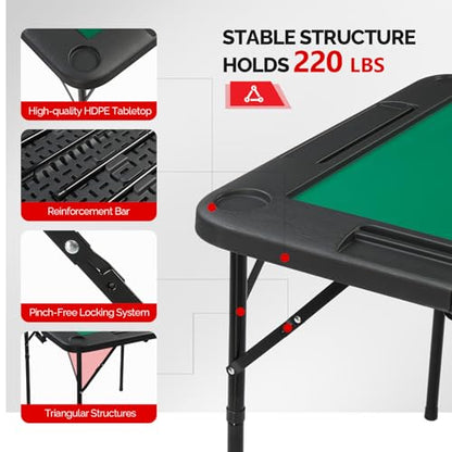 34" Foldable Mahjong Table