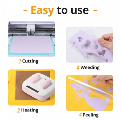 Light Purple Heat Transfer Vinyl Bundle (10 Count)