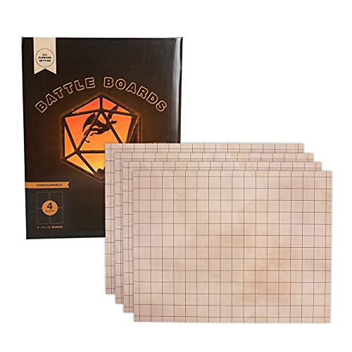 Battle Mat with Grid for Dungeons Role Playing Tabletop Dragons Game