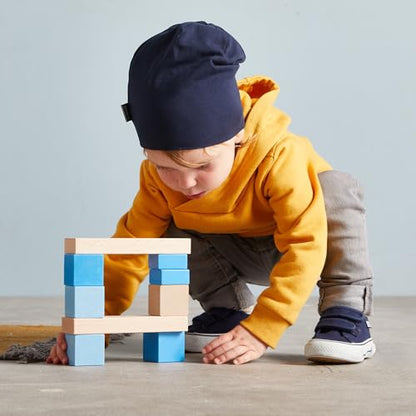 Colored Wooden Building Blocks