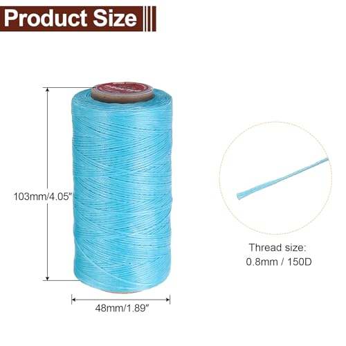 Flat Leather Sewing Waxed Thread