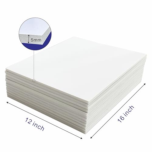 12x16‘’ White Foam Board (12 Count)