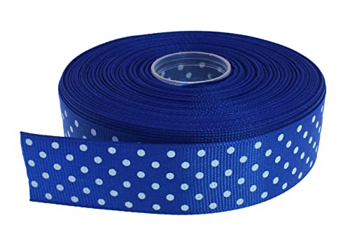 Polka Dot Grosgrain Ribbon 25 Yard Each Roll 100% Polyester