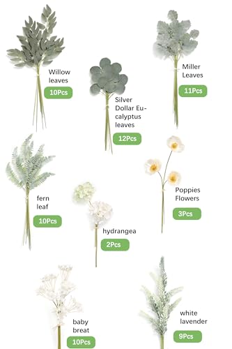 Artificial Greenery Spray Box Set (64 Count)