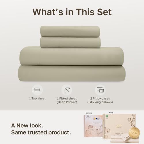 100% Organic Cotton King Size Bedsheets