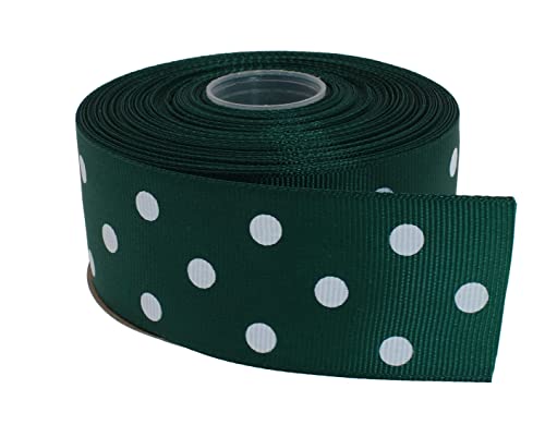Polka Dot Grosgrain Ribbon 25 Yard Each Roll 100% Polyester