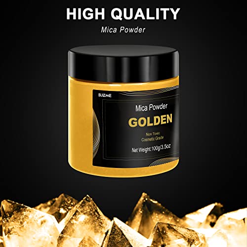 Golden Mica Powder Pigment