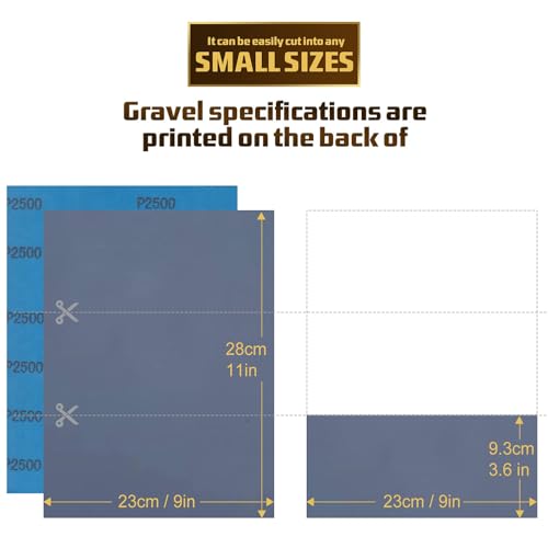 Sandpaper 2500 Grit (15 Count)