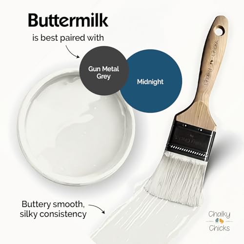 Buttermilk 4 Fl Oz Chalk Paint for Furnitur All in One