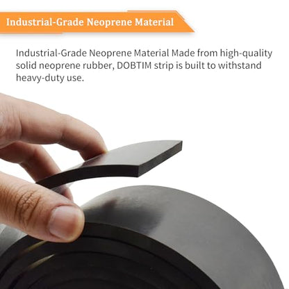 Neoprene Rubber Strips 1 (10 Foot)