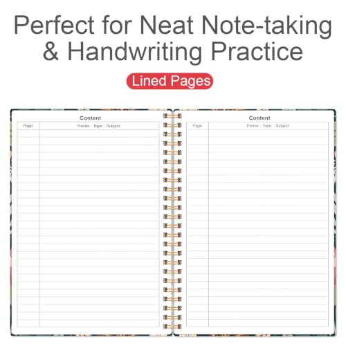 Lined Spiral Journal Notebook for Women & Men