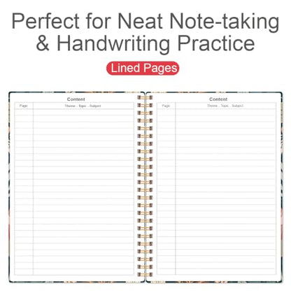 Lined Spiral Journal Notebook for Women & Men