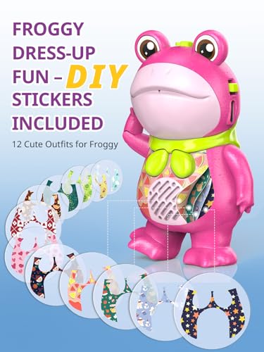 Walkie Talkies for Kids Rechargeable Frog Toys DIY Playset Gift (3 Count)