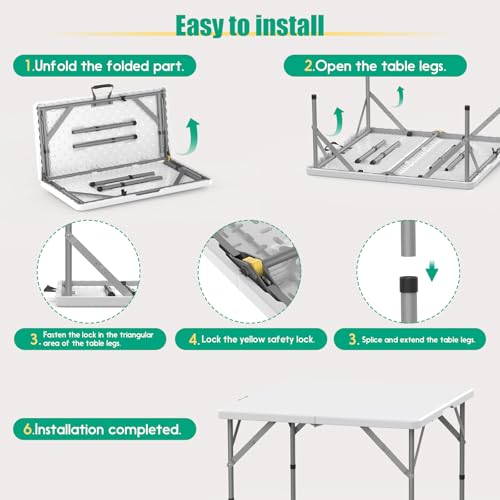 34'' Square Folding Card Table