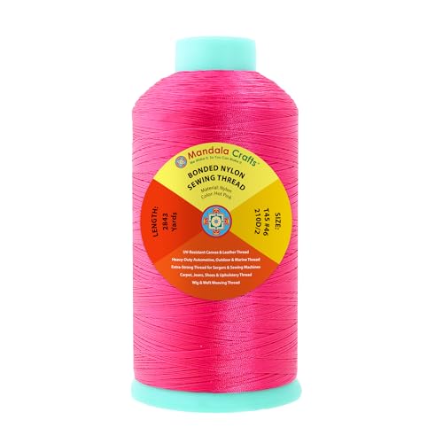Size 277 840D T270 Hot Pink Bonded Nylon Thread