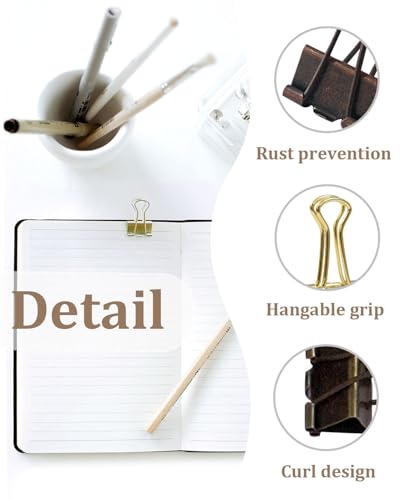 Large Binder Clips 1.25in 12 (12 Count)