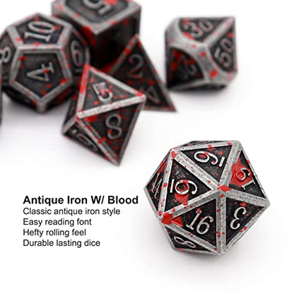 Metal DND Dice Set (7 Count)