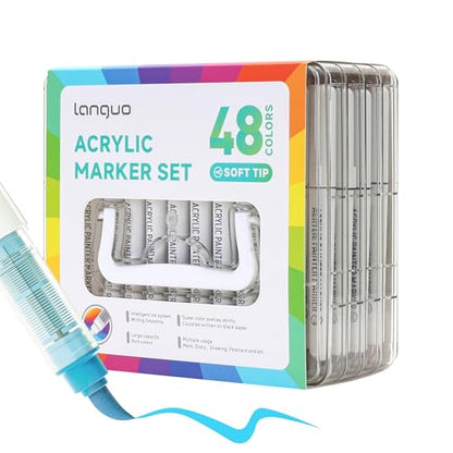 48 Colors Acrylic Paint Markers (48 Count)