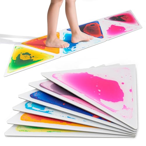 6 Sheet Liquid Triangle Sensory Tiles (6 Count)