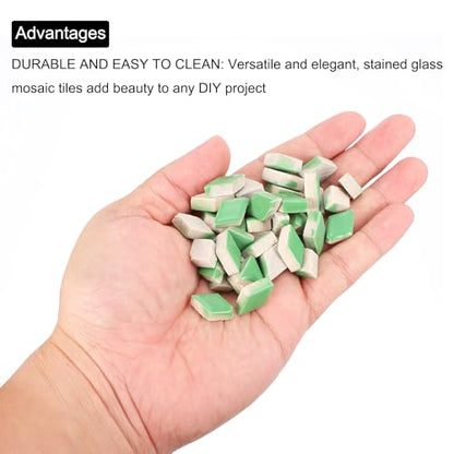 200g Ceramic Mosaic Tiles for Crafts Bulk