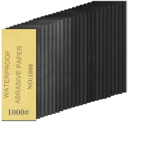 20PCS Sand Paper 1000 Grit Sandpaper Sheets (20 Count)