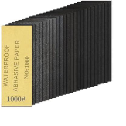 20PCS Sand Paper 1000 Grit Sandpaper Sheets (20 Count)