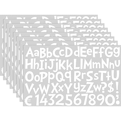 544 Pcs 16 Sheets Large Alphabet Stickers 2 Inch