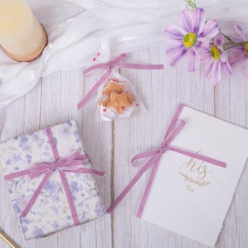 Vintage Lavender Velvet Ribbon (75 Foot)