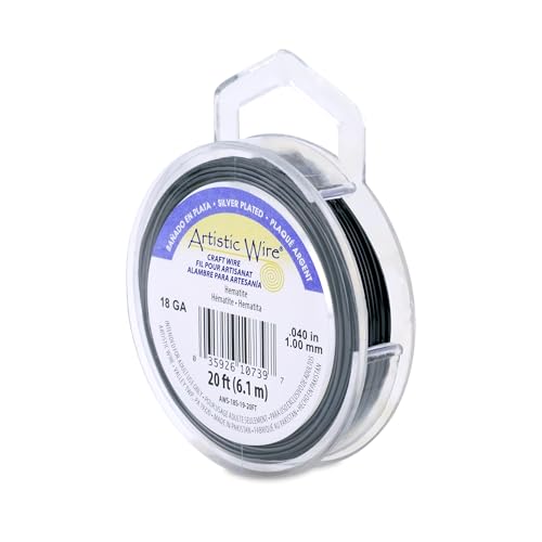 18 Gauge Silver Plated Tarnish Resistant Colored Copper Craft Wire