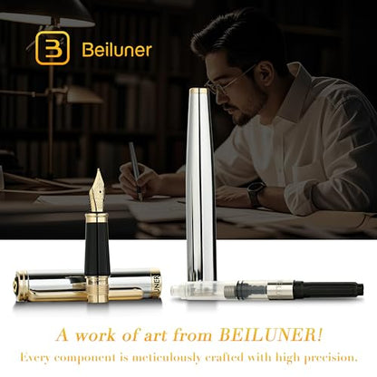 Silver Chrome Fountain Pen