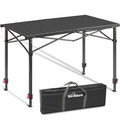 Portable Outdoor Adjustable Height Camping Table