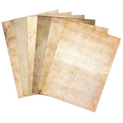100GSM 48Sheets Vintage Antique Printing Paper (48 Count)