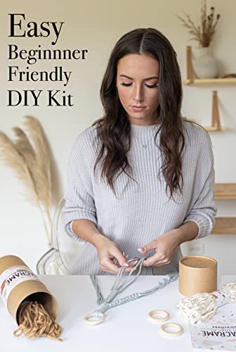 Macrame Kit Makes 3 DIY Plant Hangers for Teens & Adult Beginners