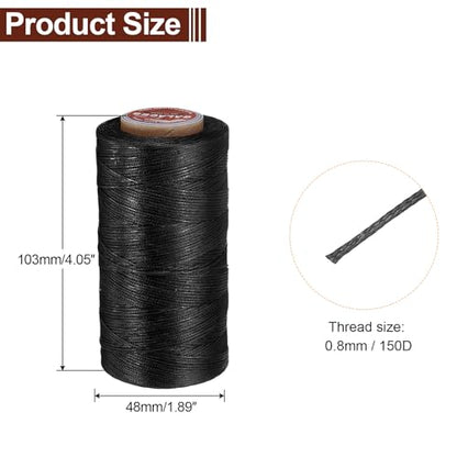 Flat Leather Sewing Waxed Thread