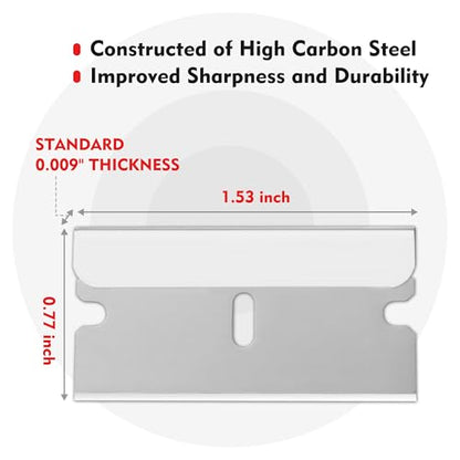 100 Pack Single Edge Razor Blades