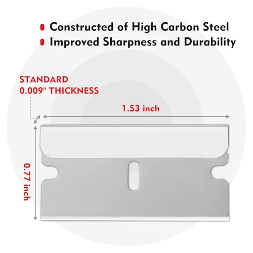 100 Pack Single Edge Razor Blades