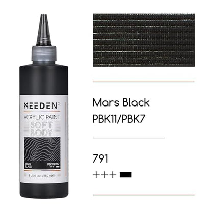 Mars Black Acrylic Paint (8.45 Fl Oz)