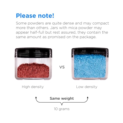 Mica Powder Color Pigment Set (12 Count)