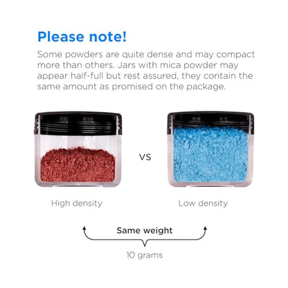 Mica Powder Color Pigment Set (12 Count)