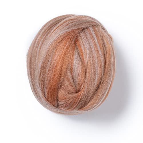 Multi Colored Natural Wool roving