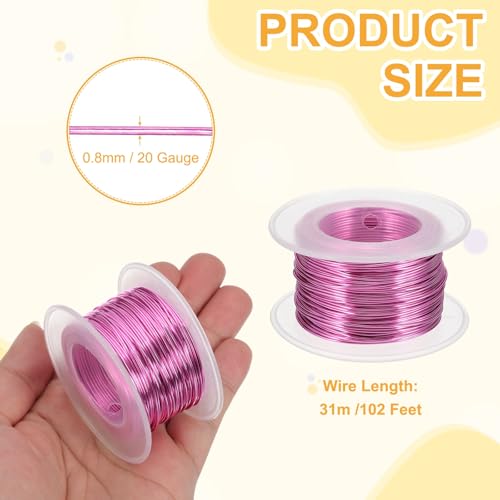 20 Gauge 0.8mm Anodized Aluminum Wire for Jewelry Craft Making