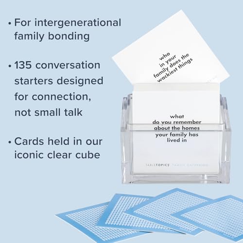 Family Gathering Conversation Cards for Multi