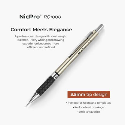 0.7 mm Art Mechanical Pencil Set in Storage Case