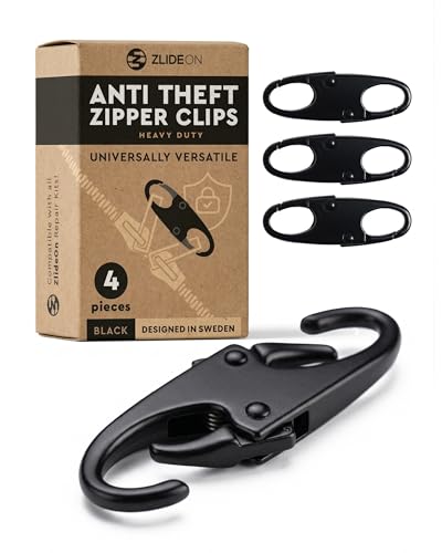 Double Sided Anti Theft Zipper Clips
