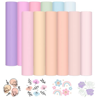 Pastel Adhesive Vinyl Bundle