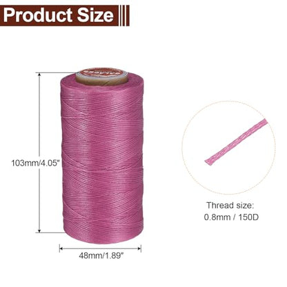 Flat Leather Sewing Waxed Thread